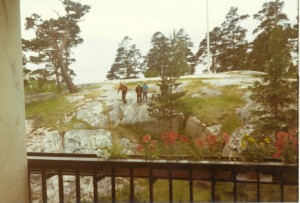 1968 Syrjälä i parveke pojat