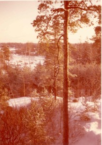 1970 1980 Syrjälä i tenniskenttä meri